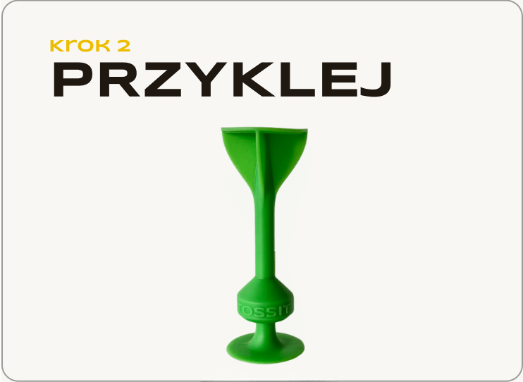 Tossit - Krok 2 Przyklej
