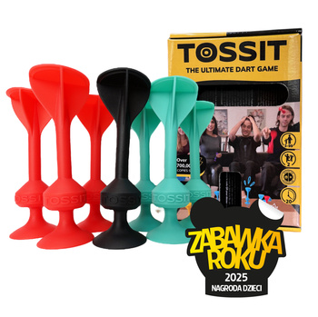 TOSSIT – ZESTAW STARTOWY | GRA W RZUTKI Z SILIKONOWYMI PRZYSSAWKAMI
