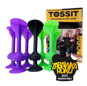 TOSSIT – ZESTAW STARTOWY | GRA W RZUTKI Z SILIKONOWYMI PRZYSSAWKAMI