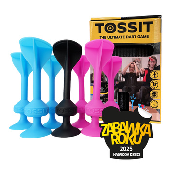 TOSSIT – ZESTAW STARTOWY | GRA W RZUTKI Z SILIKONOWYMI PRZYSSAWKAMI