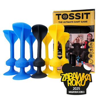 TOSSIT – ZESTAW STARTOWY | GRA W RZUTKI Z SILIKONOWYMI PRZYSSAWKAMI